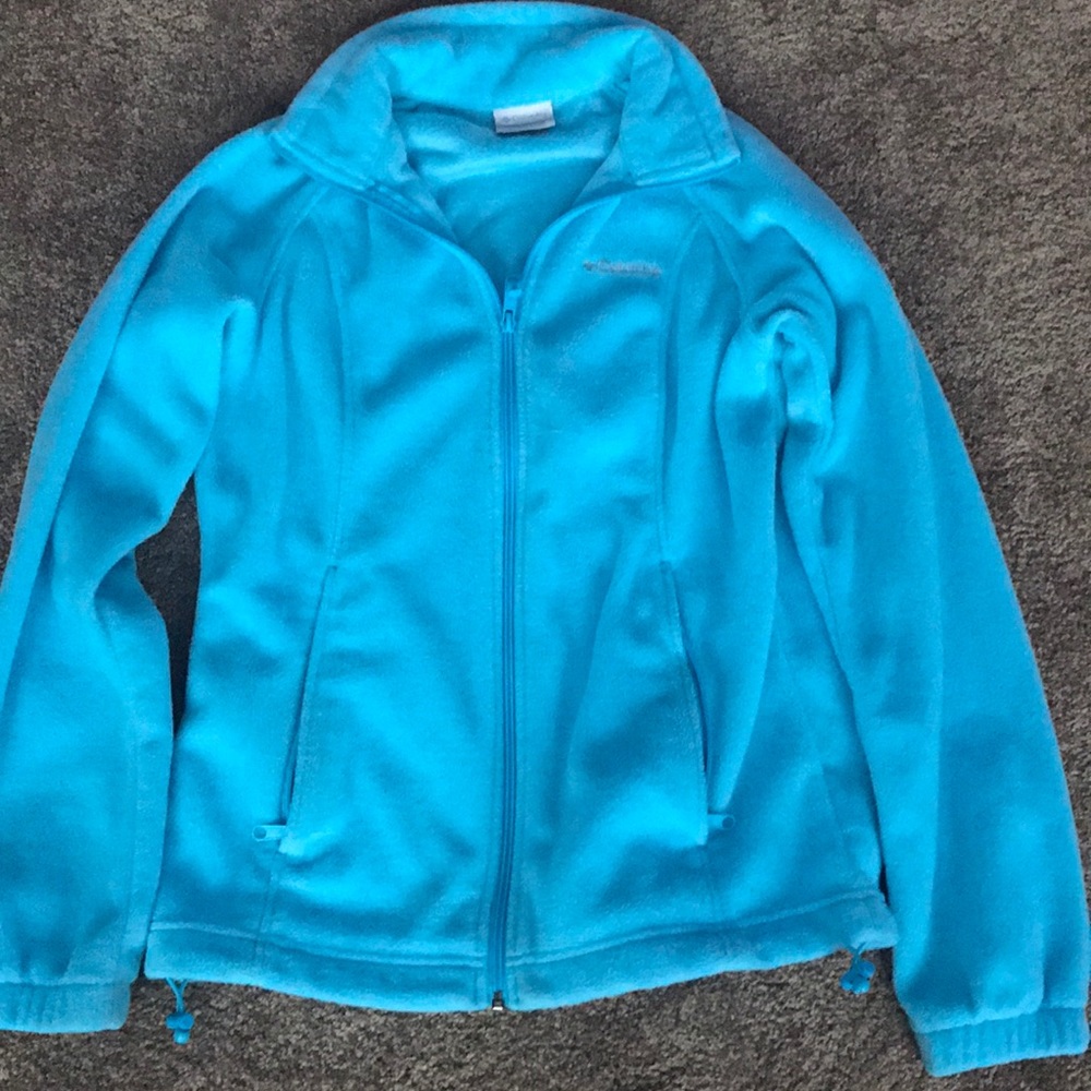 Blue Columbia fleece jacket